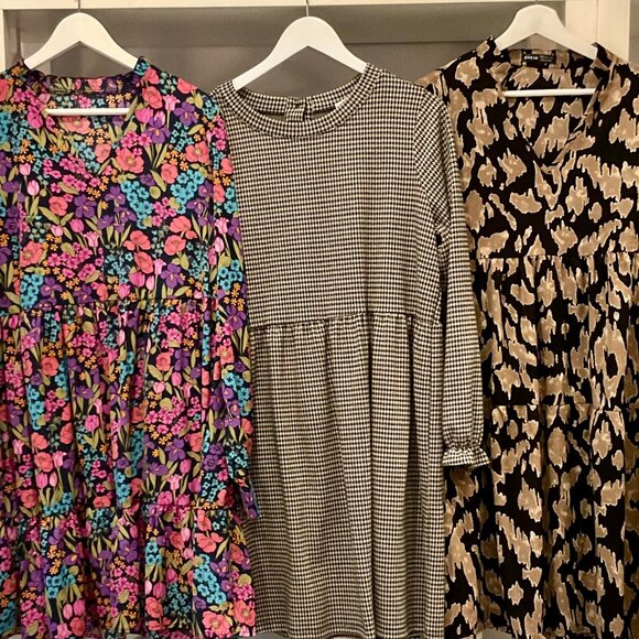 Bundle of 3 Perfect Fall Mini Dresses-just add tights and boots! - Picture 1 of 15